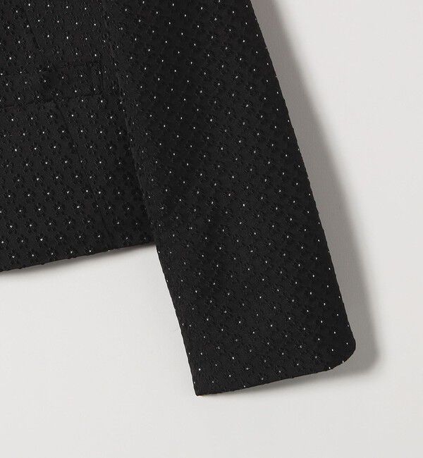 SHIPS any「SHIPS any:〈手洗い可能〉フラワー ジャカード ショート テーラード ジャケット」|テーラードジャケット|