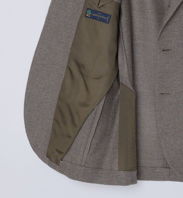 SHIPS「SHIPS: Di Pray メランジ ベージュ ジャケット」|テーラードジャケット|