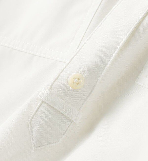 quaranciel「quaranciel:〈洗濯機可能〉REPREVE スキッパー ポケット チュニック シャツ」|シャツ・ブラウス|