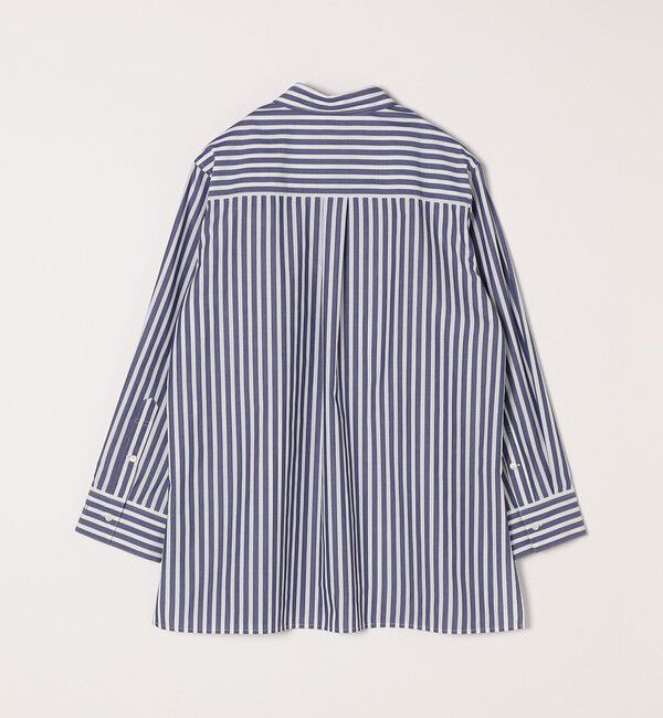 quaranciel「quaranciel:〈洗濯機可能〉REPREVE スキッパー ポケット チュニック シャツ」|シャツ・ブラウス|