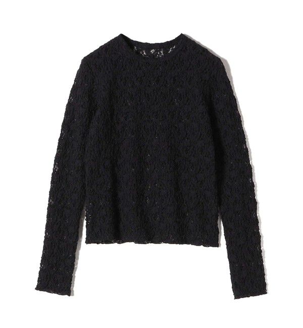 SHIPS for women「〈手洗い可能〉ラッセル レース クルーネック カットソー」|Tシャツ・カットソー|