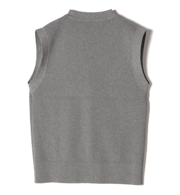 SHIPS for women「〈手洗い可能〉ワンポイント 刺繍 Vネック ベスト」|ベスト・ジレ|