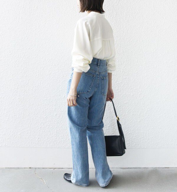 SHIPS for women「〈手洗い可能〉メタル ボタン シャンブレー ブラウス」|シャツ・ブラウス|