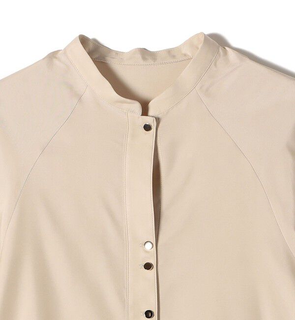 SHIPS for women「〈手洗い可能〉メタル ボタン シャンブレー ブラウス」|シャツ・ブラウス|