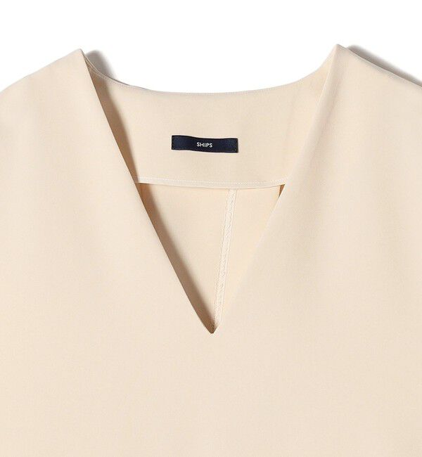 SHIPS for women「〈手洗い可能〉プルオーバー ベスト（セットアップ対応）」|ベスト・ジレ|