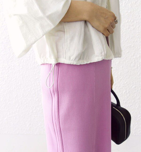 SHIPS for women「〈手洗い可能〉前後 2WAY リブ ニット スカート」|スカート|