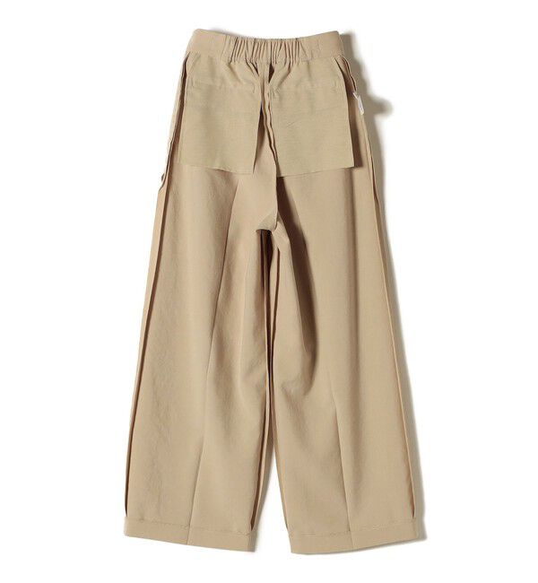 SHIPS for women「〈手洗い可能〉Asami 麻調合繊 2タック ワイドパンツ」|その他|