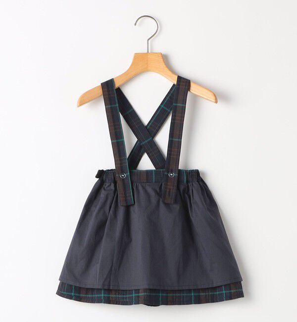 SHIPS KIDS「SHIPS KIDS:ストラップ チェック スカート」|スカート|