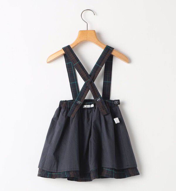 SHIPS KIDS「SHIPS KIDS:ストラップ チェック スカート」|スカート|