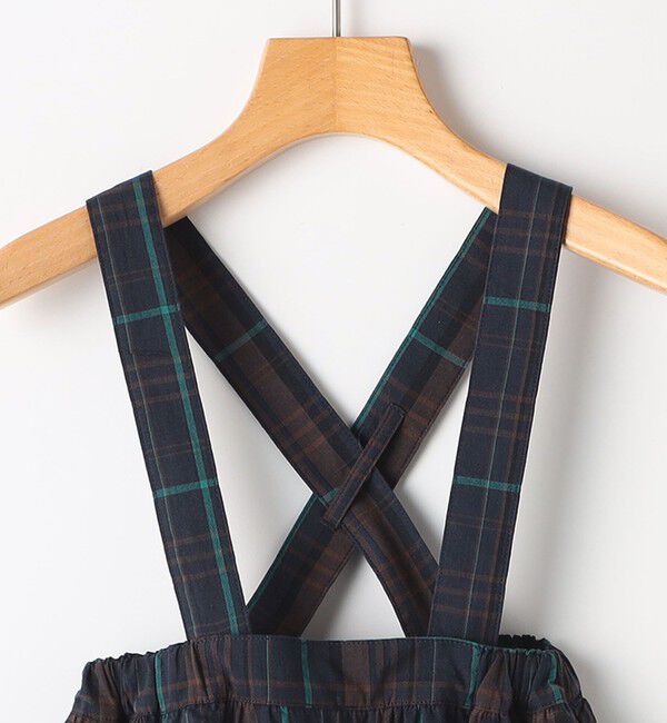 SHIPS KIDS「SHIPS KIDS:ストラップ チェック スカート」|スカート|