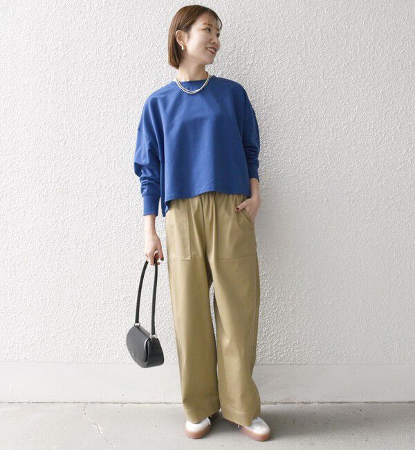 SHIPS any「SHIPS any:〈洗濯機可能〉インレイ ロングスリーブ コンパクト プルオーバー」|Tシャツ・カットソー|