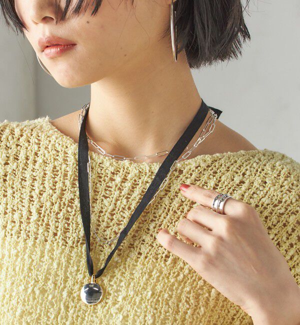SHIPS for women「in mood:メダル ネックレス ネックレス」|ネックレス|シルバー