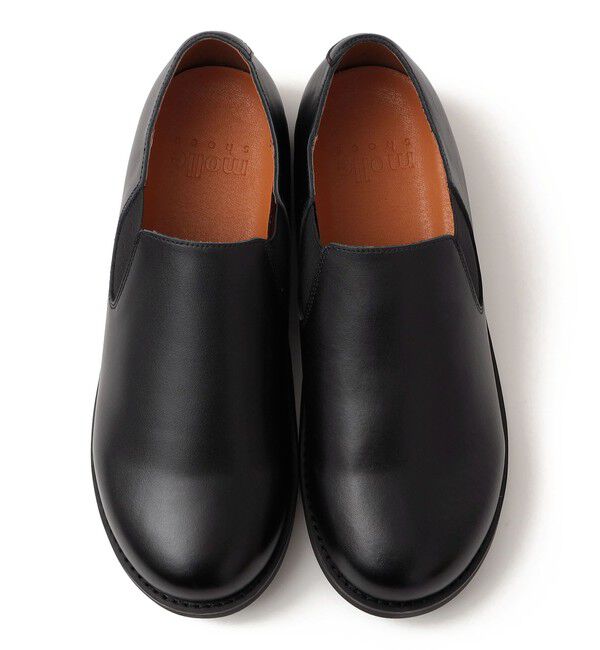 SHIPS any「molle shoes: カウレザー サイドゴア ショート ブーツ」|ショートブーツ|