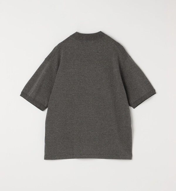 SHIPS any「SHIPS any:〈接触冷感〉ハイゲージリネン ミックス サマーニット モックネック Tシャツ◇」|Tシャツ・カットソー|