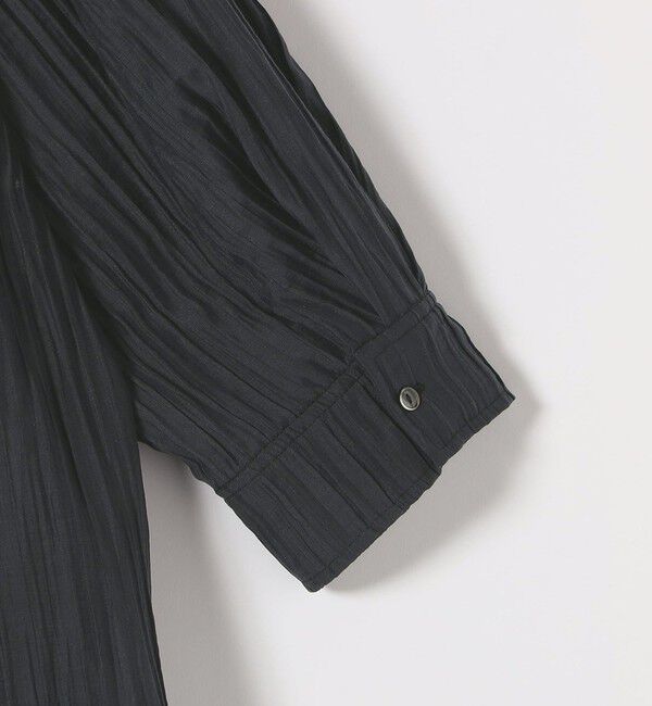 SHIPS any「SHIPS any:〈洗濯機可能〉ピンタック ジャカード ギャザー ブラウス」|シャツ・ブラウス|