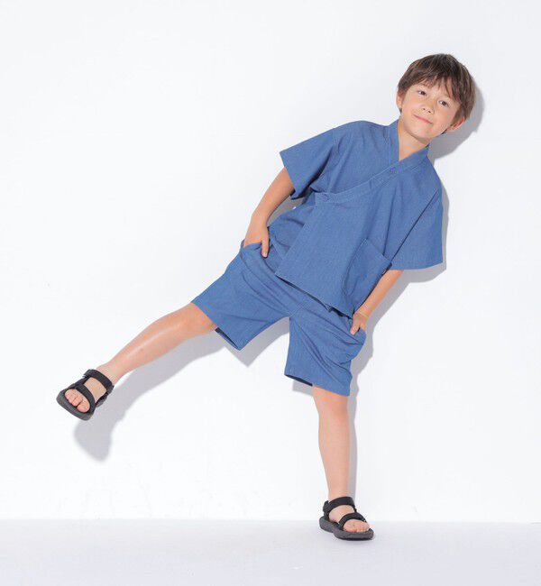 SHIPS KIDS「SHIPS KIDS:100～130cm / デニム 甚平」|その他|