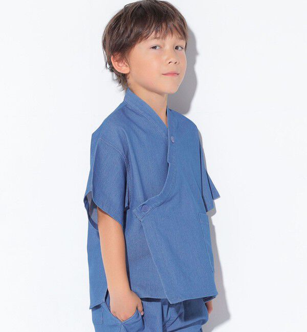 SHIPS KIDS「SHIPS KIDS:100～130cm / デニム 甚平」|その他|