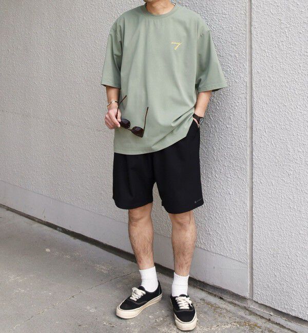 SHIPS any「SHIPS any:〈撥水加工〉Teflon EcoElite(TM) 刺繍 バックプリント ロゴ Tシャツ◇」|Tシャツ・カットソー|