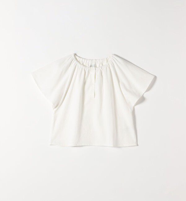 SHIPS any「SHIPS any:〈UVカット/接触冷感/吸水速乾/洗濯機可能〉USAコットン フレア TEE」|Tシャツ・カットソー|