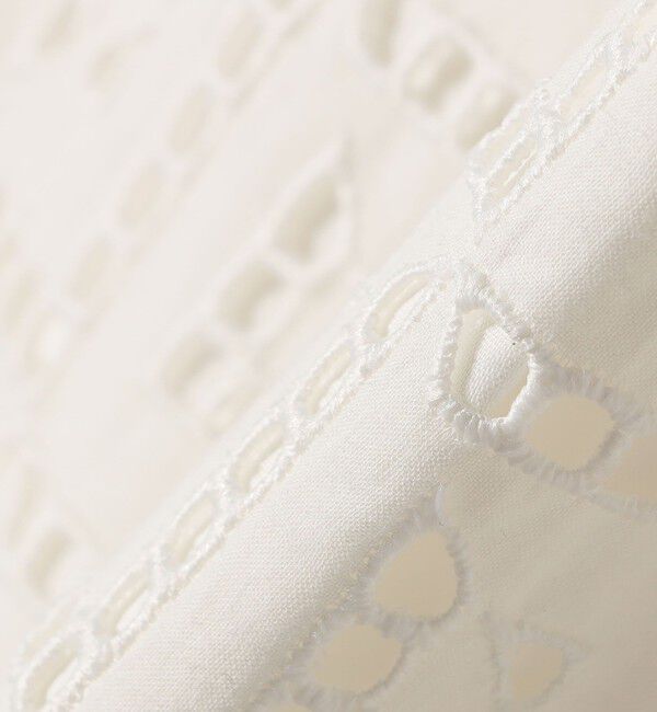 SHIPS for women「〈手洗い可能〉Broche スクエア レース Iライン ワンピース」|ワンピース|