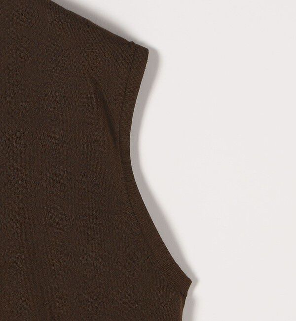 quaranciel「quaranciel:〈接触冷感〉フレンチスリーブ ベーシック シアー ニット プルオーバー」|ニット・セーター|