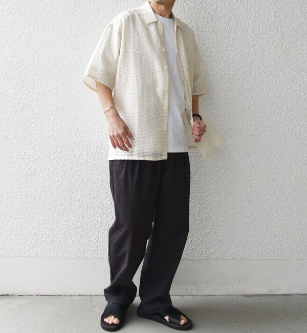 SHIPS any「SHIPS any:〈洗濯機可能〉ミニ チェック レギュラーカラー シアー シャツ◇」|シャツ・ブラウス|