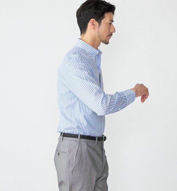 SHIPS「SHIPS: イタリアン ボタンダウン パナマ ロンドンストライプ シャツ」|シャツ・ブラウス|