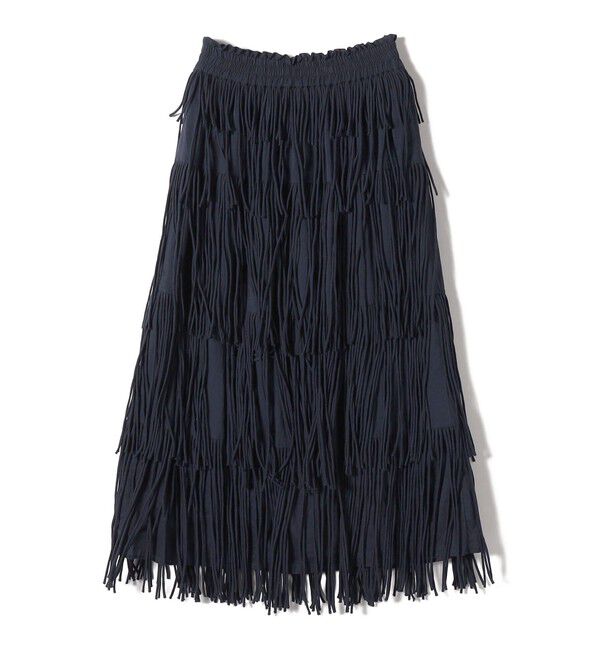 SHIPS for women「【SHIPS別注】crinkle crinkle crinkle:フリンジ スカート」|スカート|