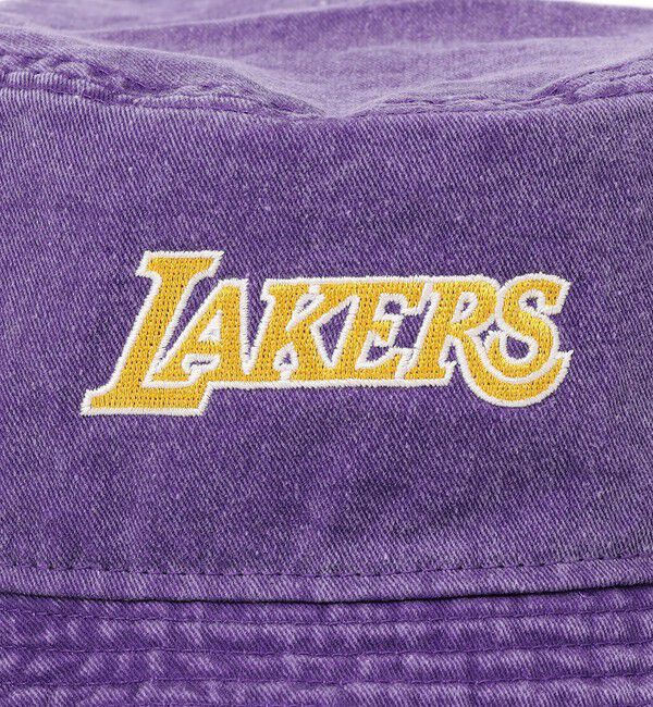 SHIPS any「NEW ERA: NBA ウォッシュ加工 ロゴ 刺繍 バケットハット」|ハット|