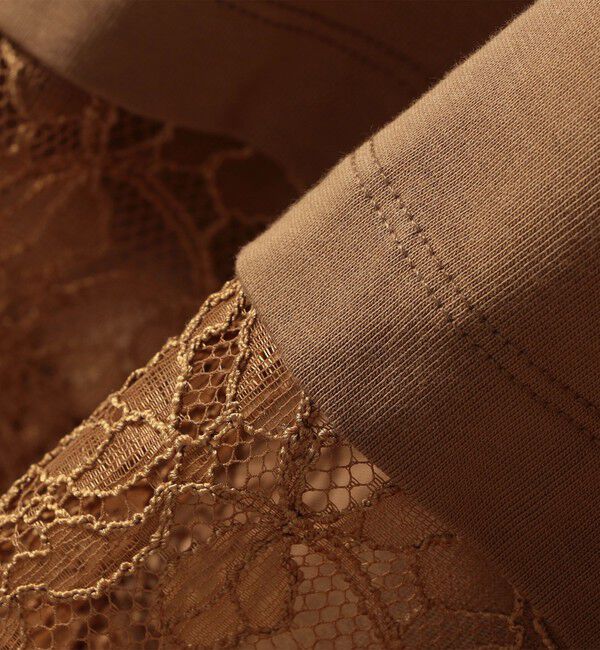 SHIPS for women「【WEB限定】〈手洗い可能〉裾 レース コンビ プルオーバー」|Tシャツ・カットソー|