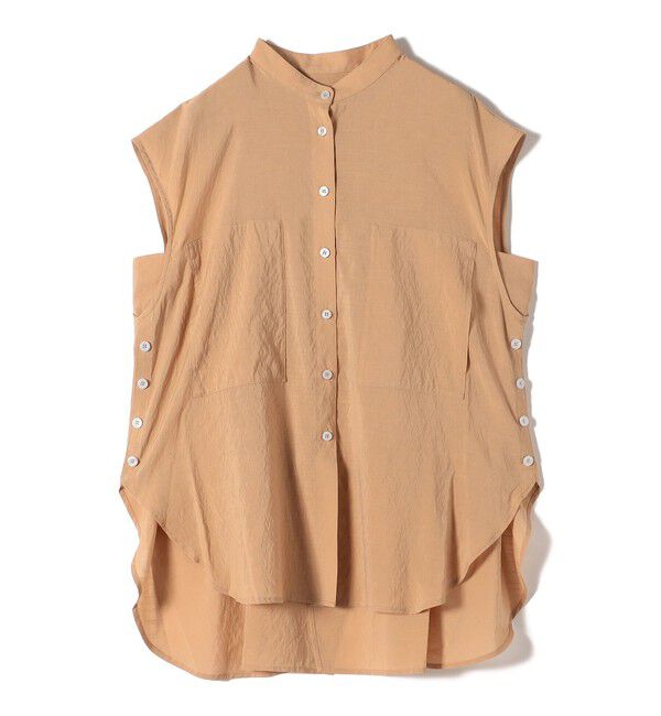 SHIPS for women「【WEB限定】〈手洗い可能〉サイド ボタン バック レイヤード ブラウス」|シャツ・ブラウス|