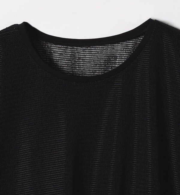 SHIPS any「SHIPS any:〈手洗い可能〉メッシュ シアー ワイド TEE &times; タンク セット」|Tシャツ・カットソー|