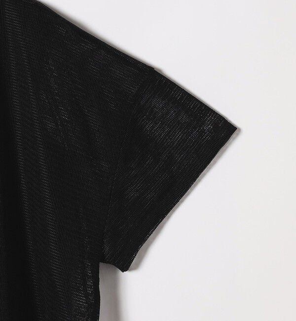 SHIPS any「SHIPS any:〈手洗い可能〉メッシュ シアー ワイド TEE &times; タンク セット」|Tシャツ・カットソー|