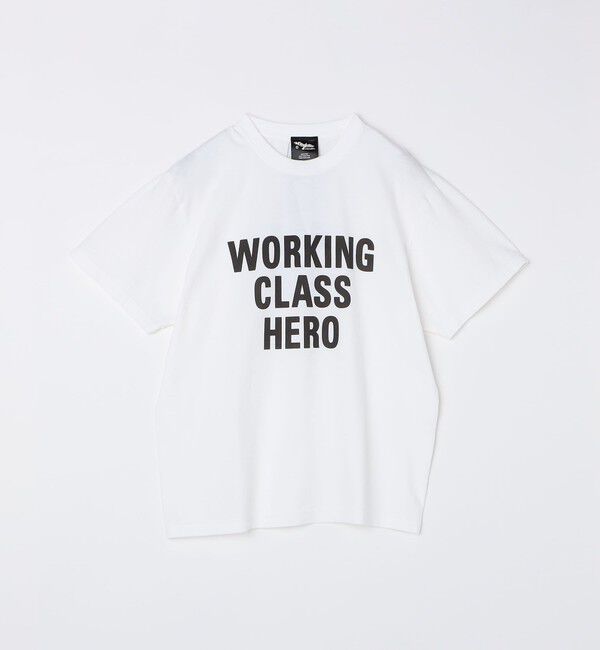 SHIPS「WORN FREE: WORKING CLASS HERO」|Tシャツ・カットソー|ライトホワイト