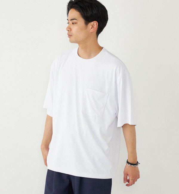 SHIPS Colors 「SHIPS Colors:〈吸水速乾・汗染み防止・UVカット〉クイック ドライ Tシャツ」|Tシャツ・カットソー|