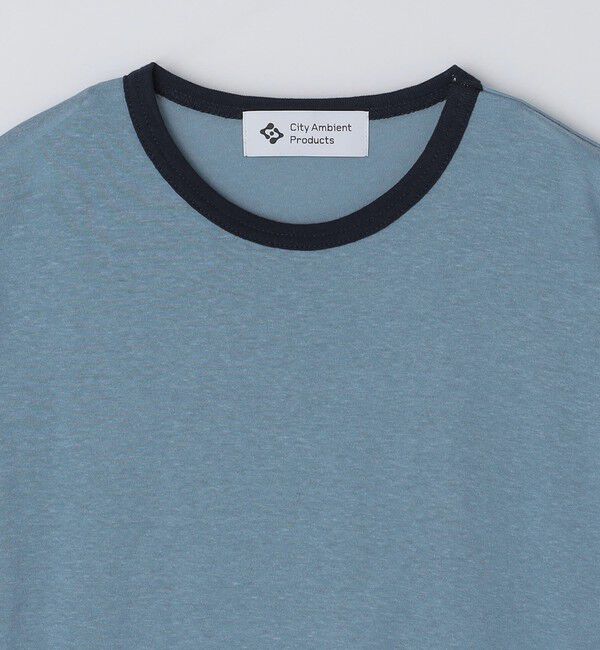SHIPS「City Ambient Products: T/C/R コンパクト リンガー Tシャツ」|Tシャツ・カットソー|