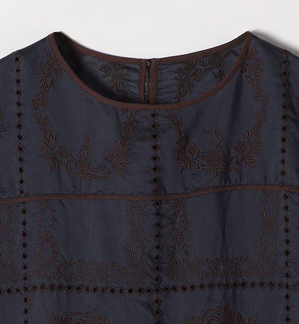 SHIPS any「SHIPS any:〈手洗い可能〉エンブロイダリー レース シアー ワンピース」|ワンピース|