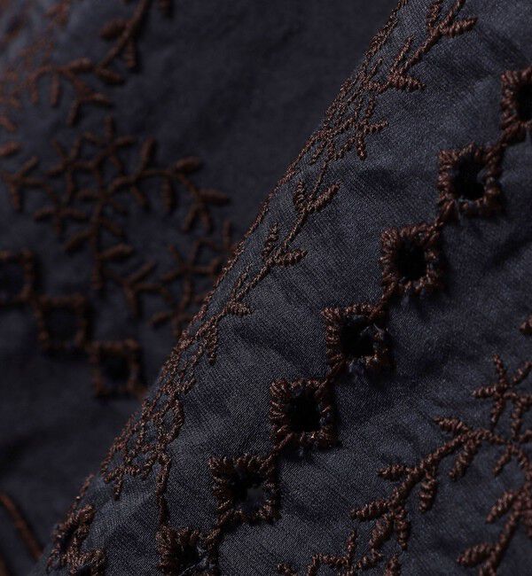 SHIPS any「SHIPS any:〈手洗い可能〉エンブロイダリー レース シアー ワンピース」|ワンピース|