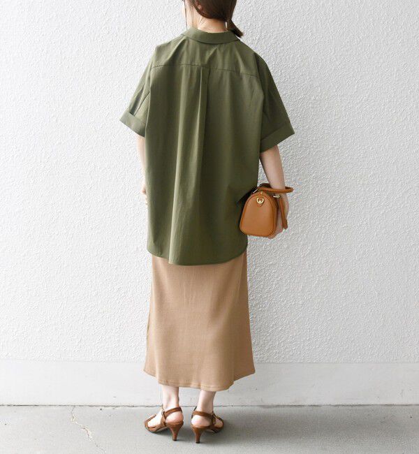 SHIPS any「SHIPS any:〈洗濯機可能〉タイプライター スリット ポケット ビッグ シャツ」|シャツ・ブラウス|