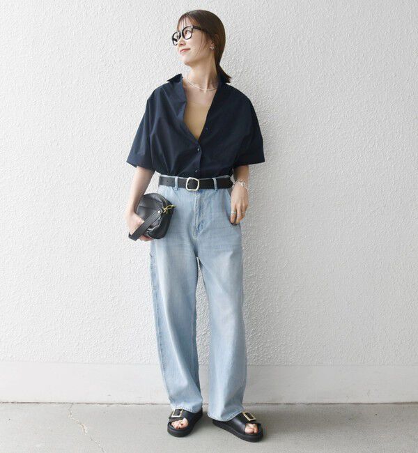 SHIPS any「SHIPS any:〈洗濯機可能〉タイプライター スリット ポケット ビッグ シャツ」|シャツ・ブラウス|