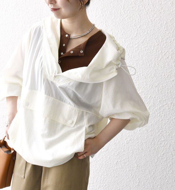 SHIPS any「SHIPS any:〈多機能/洗濯機可能〉ナイロン タスラン アノラック パーカー」|パーカー|