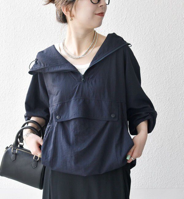 SHIPS any「SHIPS any:〈多機能/洗濯機可能〉ナイロン タスラン アノラック パーカー」|パーカー|