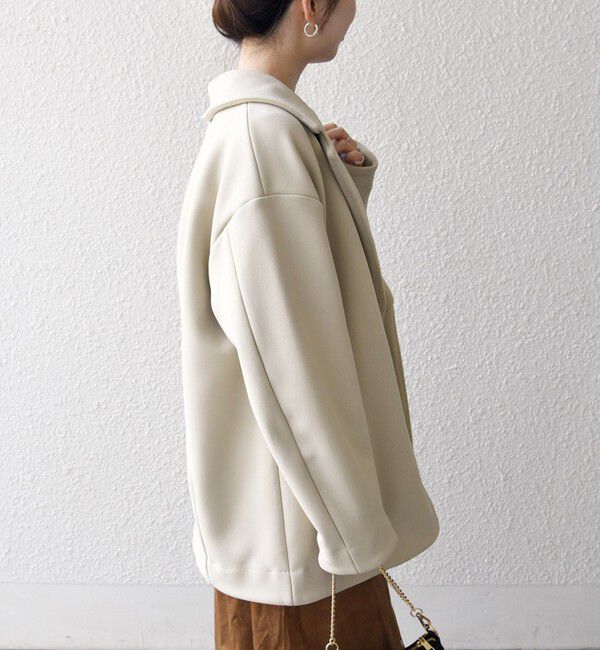 SHIPS any「SHIPS any:〈洗濯機可能〉ダンボール コクーン テーラード ミディ コート」|チェスターコート|