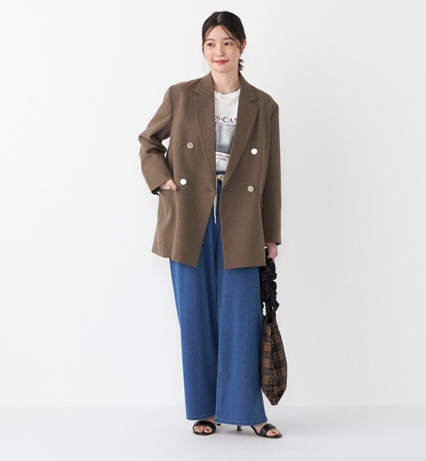 SHIPS Colors 「SHIPS Colors:〈洗濯機可能〉カットデニム ドロスト パンツ◇」|デニム|