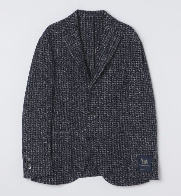 SHIPS「SHIPS:〈FUNCTION〉RANIFICIO ROMA ハウンドトゥース ジャケット」|テーラードジャケット|