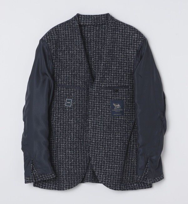 SHIPS「SHIPS:〈FUNCTION〉RANIFICIO ROMA ハウンドトゥース ジャケット」|テーラードジャケット|