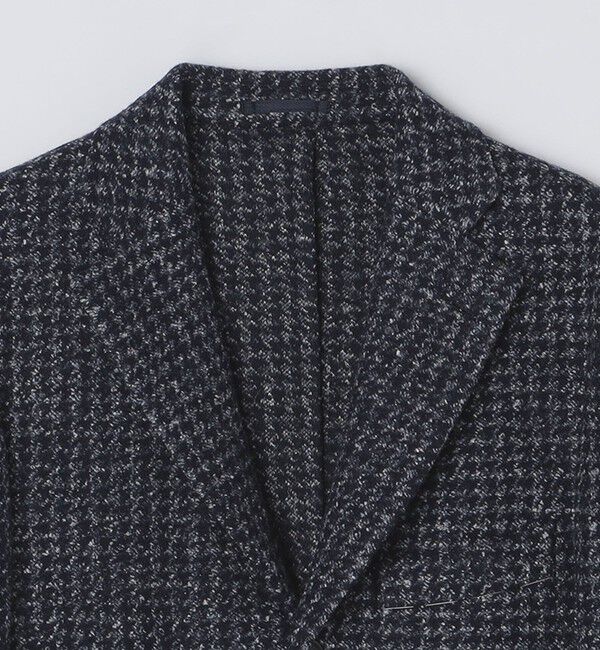 SHIPS「SHIPS:〈FUNCTION〉RANIFICIO ROMA ハウンドトゥース ジャケット」|テーラードジャケット|