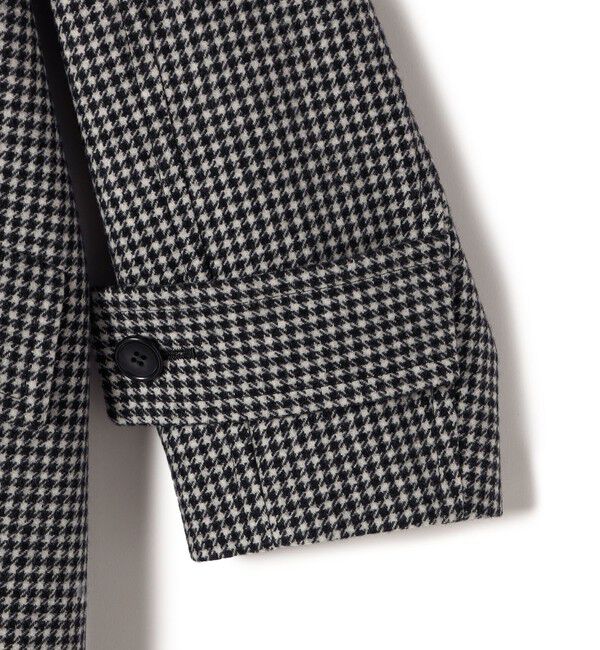 SHIPS for women「千鳥 / ソリッド ウール メルトン ステンカラー コート」|ステンカラーコート|