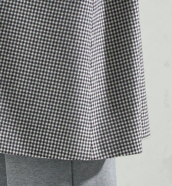 SHIPS for women「千鳥 / ソリッド ウール メルトン ステンカラー コート」|ステンカラーコート|