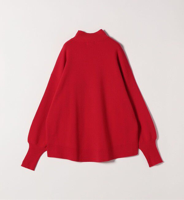 SHIPS any「SHIPS any:〈洗濯機可能〉ハイネック ボリュームスリーブ ロングリブ ニット プルオーバー」|ニット・セーター|